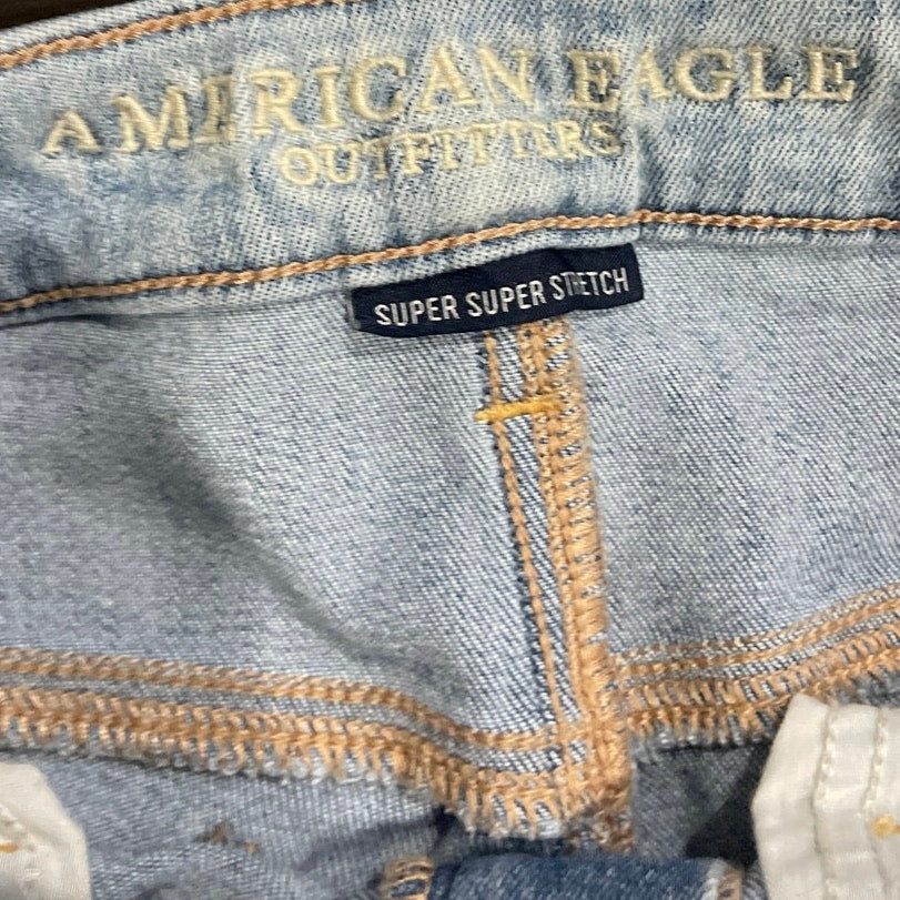 American Eagle Outfitters Super Super Stretch Denim Skinny Jeans Size 10 Long
