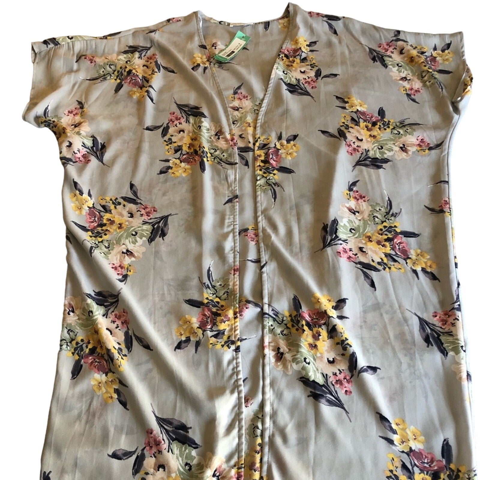 Emory Park Palam Duster Floral Kimono Size Medium NWT Beach Vacation