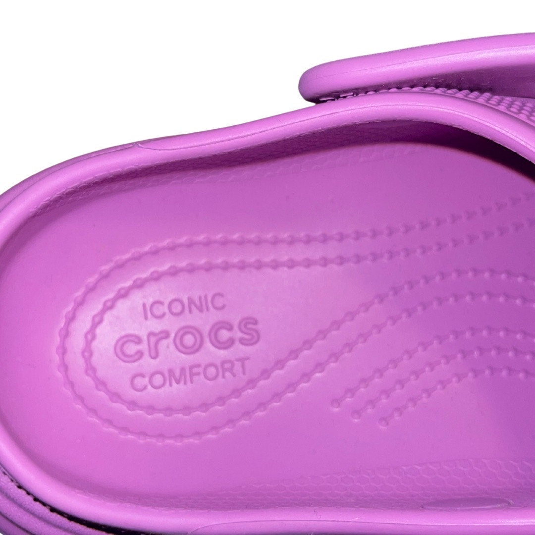 Crocs Stomp Slip on Clogs Bubble Purple Platform Size 10 Chunky Sole Comfort NWT