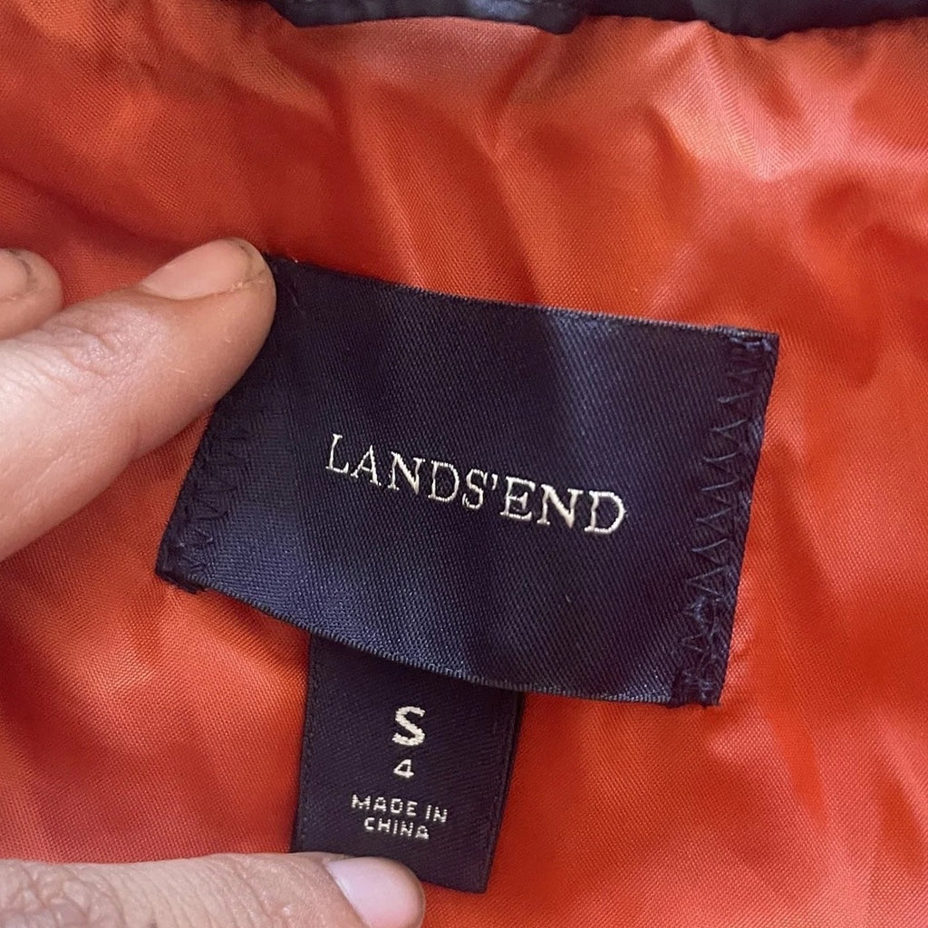 Land's End Toddler Quilted Puffer Full Zip Vest Size 4 Outerwear Kidscore