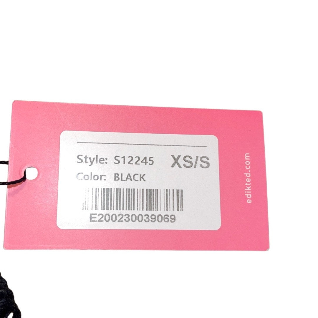 Edikted Brielle Crochet Knit Slit Maxi Skirt Cover up Size XS Boho NWT Beachy