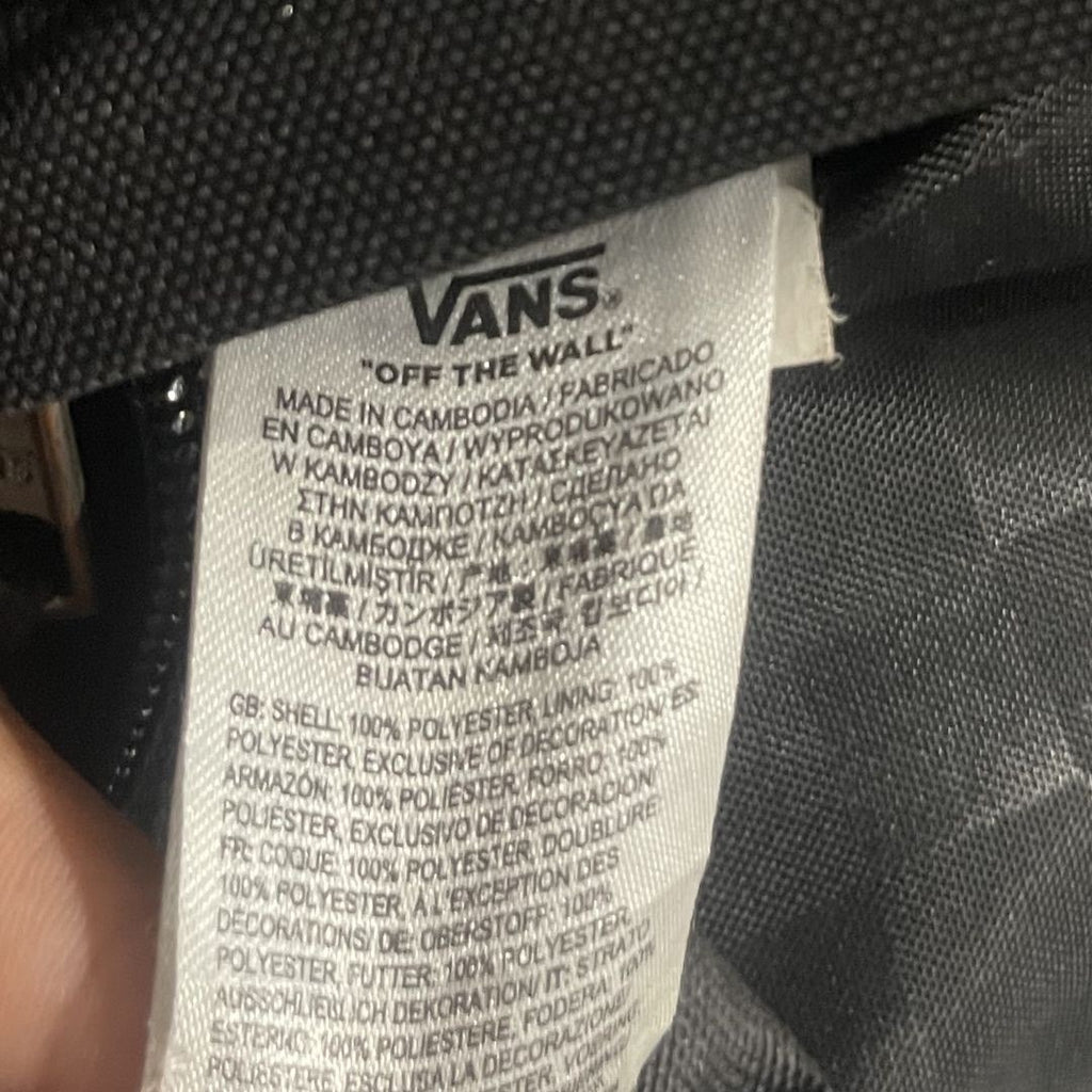 Vans Off the Wall Realm Backpack Checkerboard Floral School Daypack Academia
