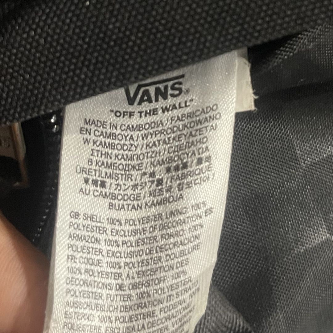 Vans Off the Wall Realm Backpack Checkerboard Floral School Daypack Academia