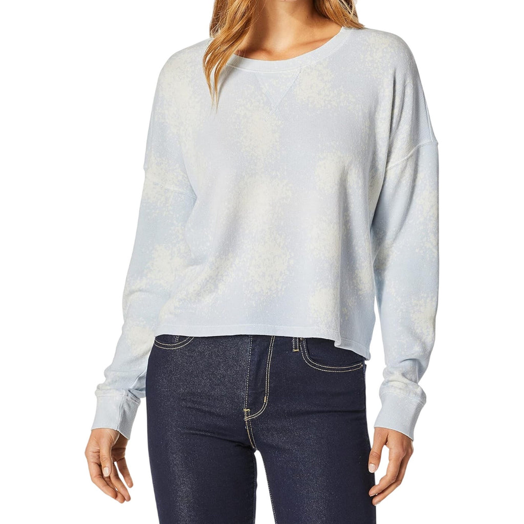 Splendid Waffle Knit Pullover Long Sleeve Crewneck Sweater Medium Ligthweight