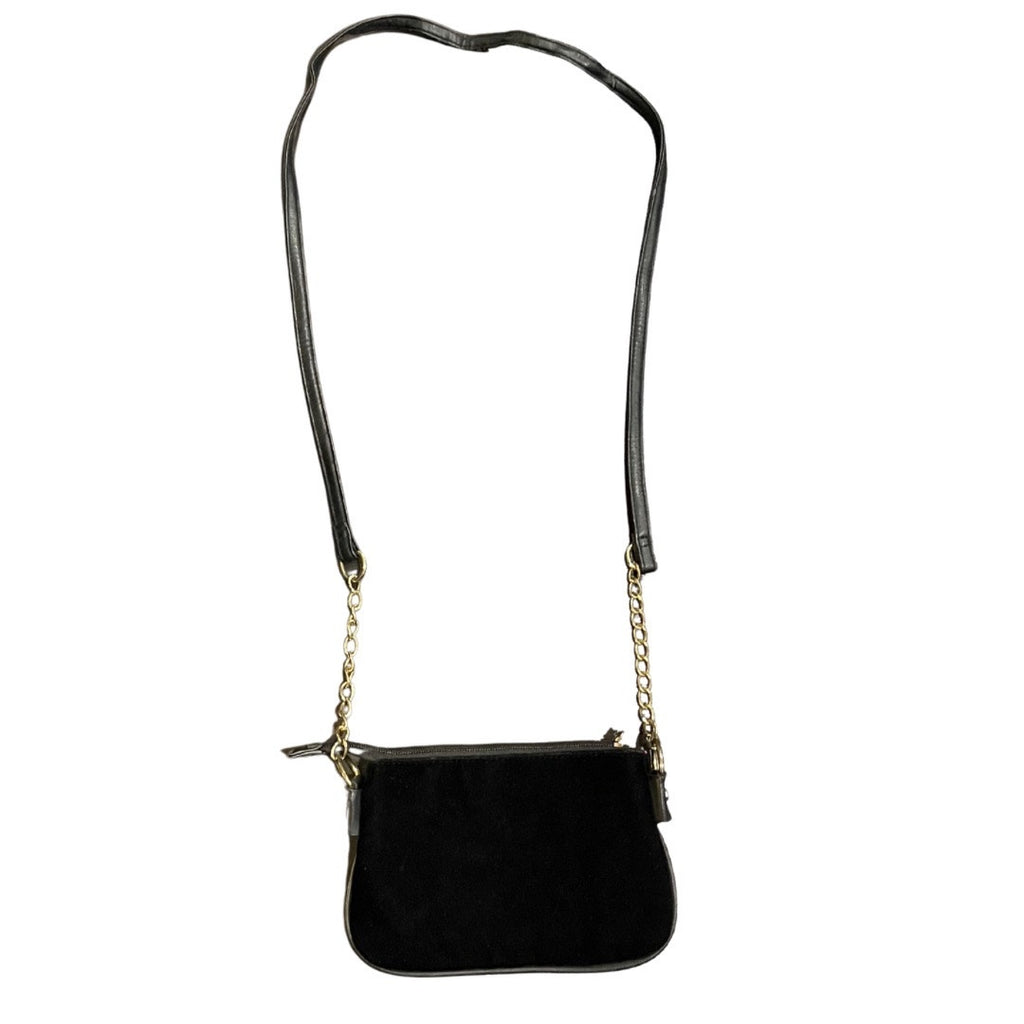 Nicole Miller Suzie Quilted Velvet Crossbody Bag Whimsical Evening Chic Party