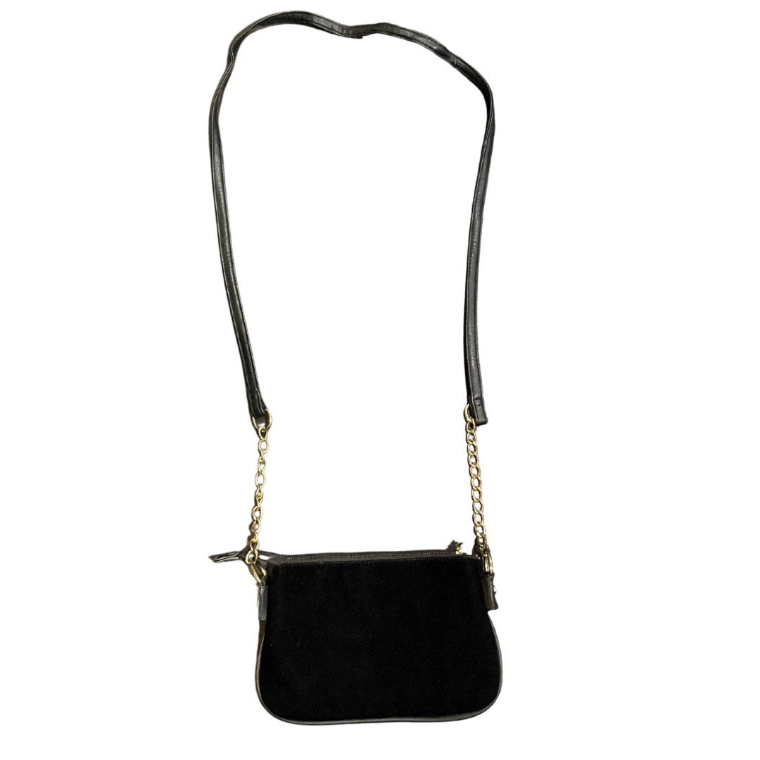 Nicole Miller Suzie Quilted Velvet Crossbody Bag Whimsical Evening Chic Party