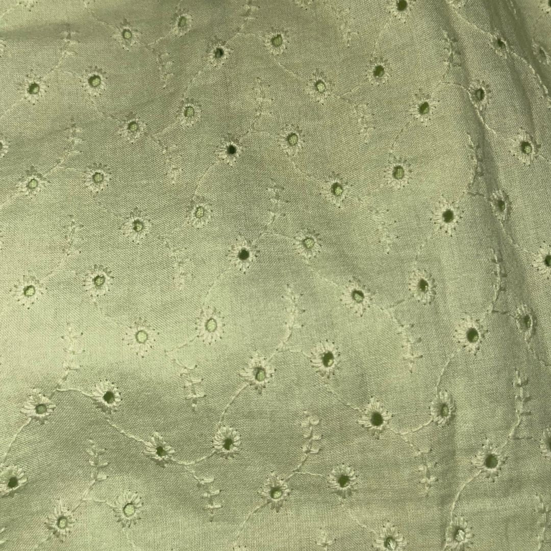 Live to be Spoiled Eyelid Green Sleeveless Dress XL Ruched Summer Cotton Y2K