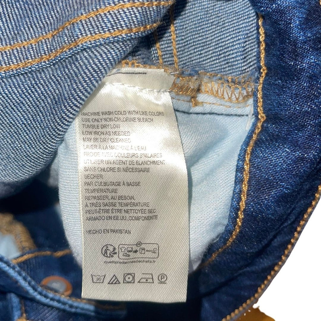 Pilcro The Austin High Rise Cuffed Wide Leg Jeans Denim Size 32 Five Pocket NWT