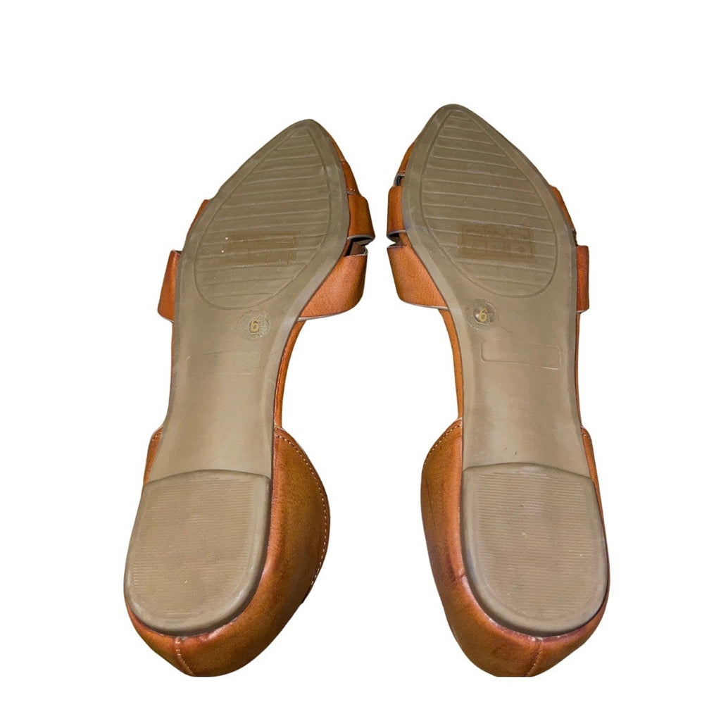 Brown Ballet Flats Size 6