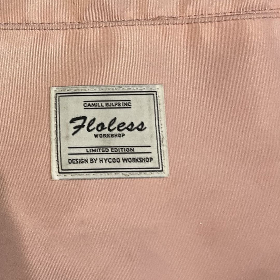 Floless Workshop Pink Nylon Duffel Travel Bag Weekender Carry On Gym Sports