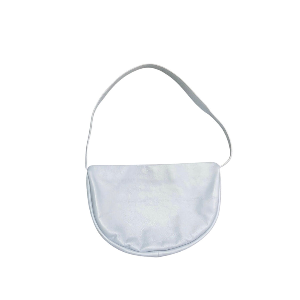 Zara Leather Half Moon Crossbody Bag Purse Limited Edition