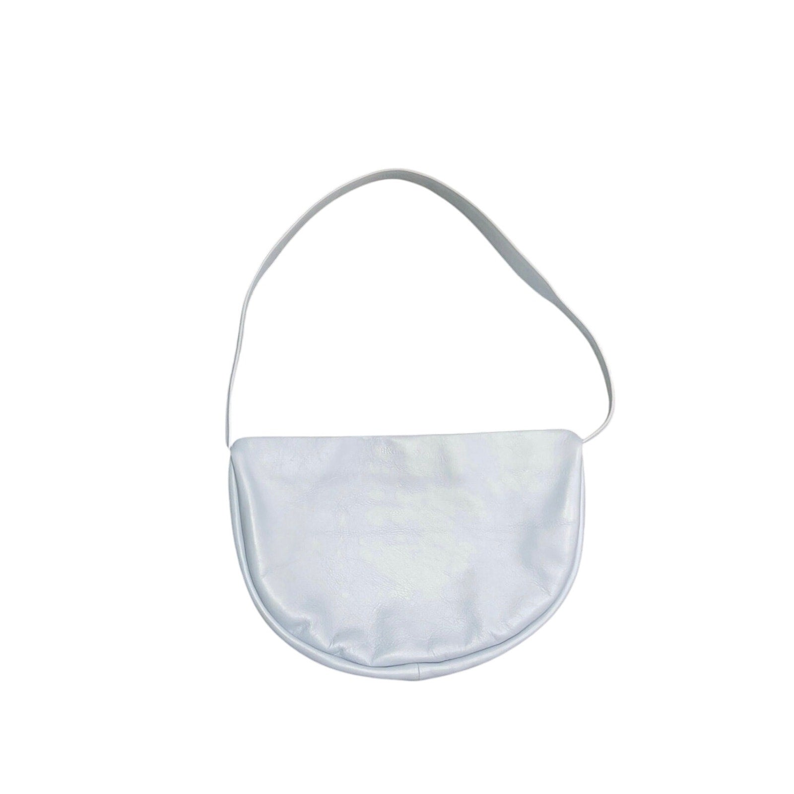 Zara Leather Half Moon Crossbody Bag Purse Limited Edition