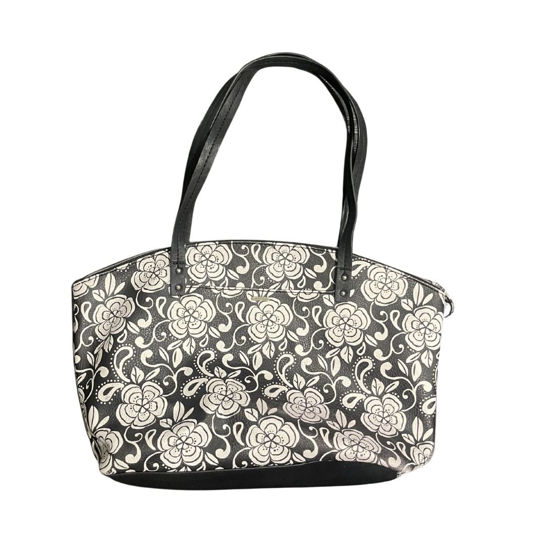 Relic Floral Colorful Appliquéd Flowers Handbag Tote Purse Boho Indie Artsy
