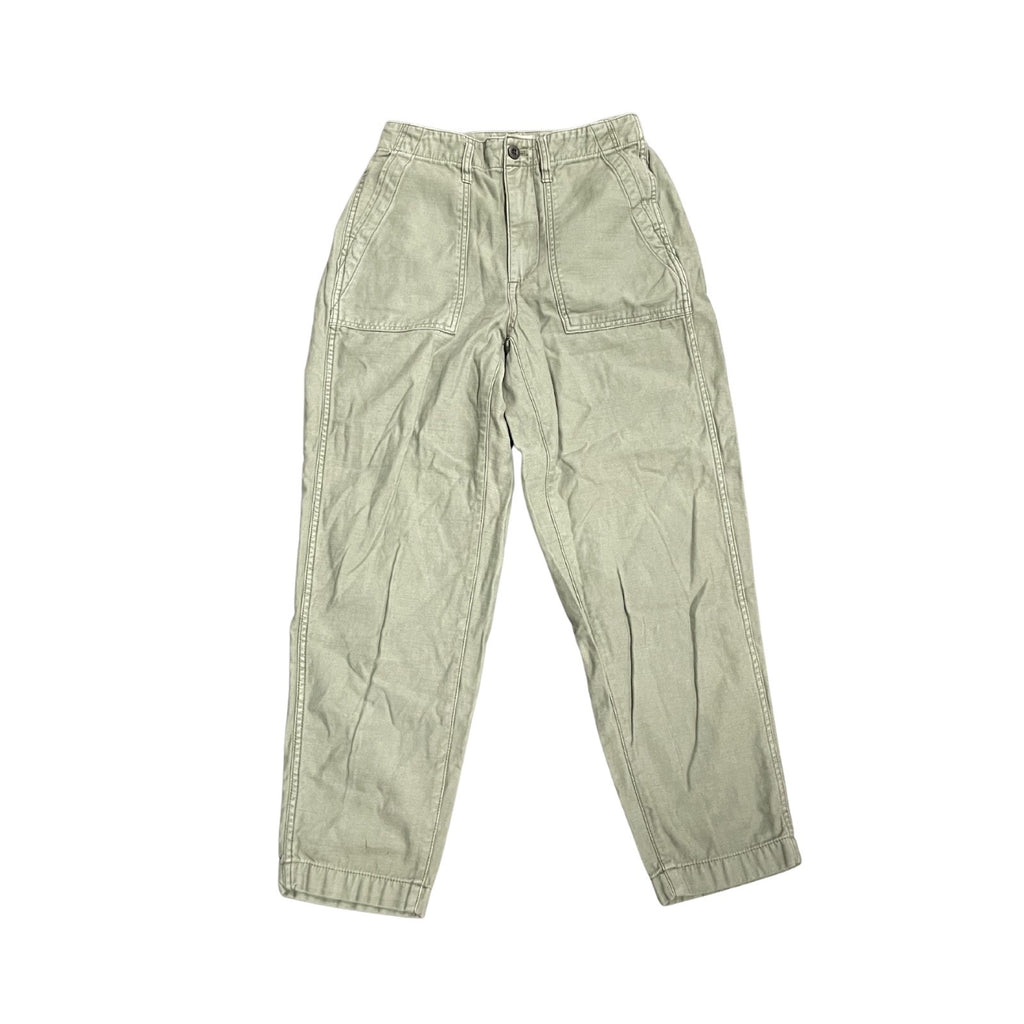 Madewell Curvy Griff Tapered Fatigue Pants 25 Vintage Inspired Relaxed Cropped
