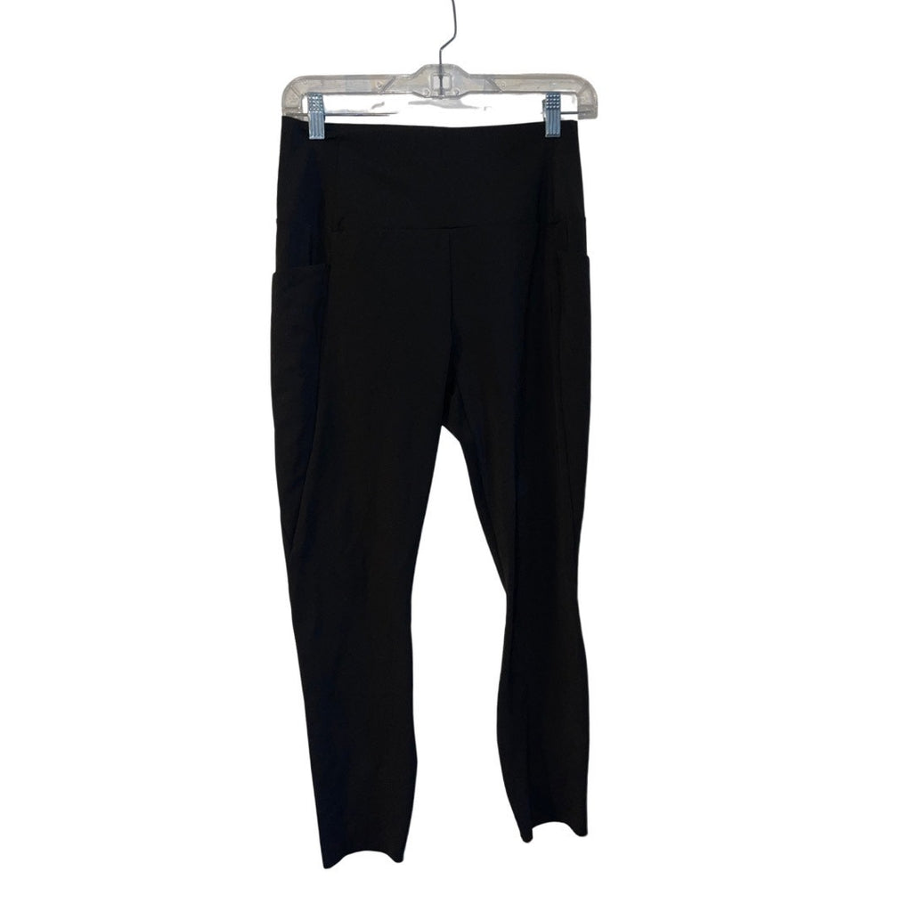 Reebok Leggings Tights Bundle Set of 2 Black & Blue Medium Workout Activewear