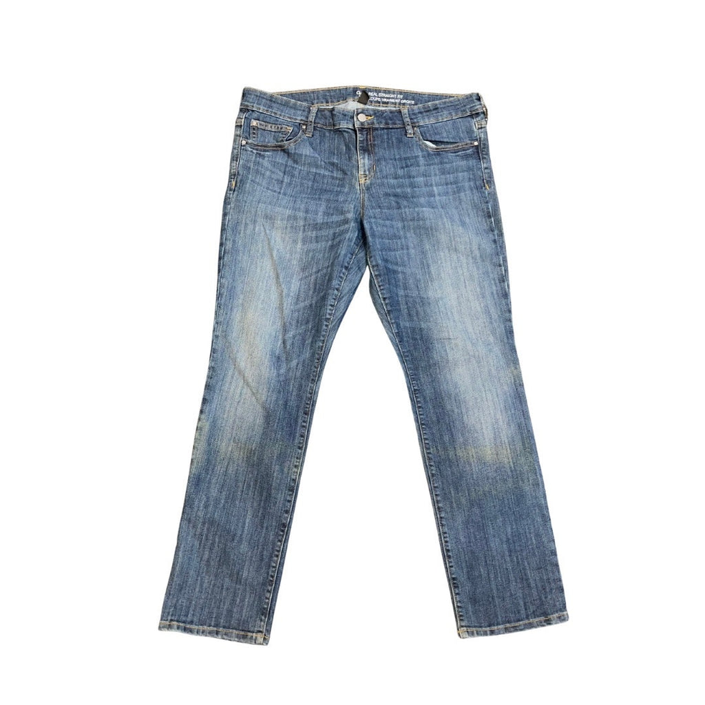 Gap Women Real Straight Fit Jeans Plus Size 16 Straight Leg Denim Streetwear