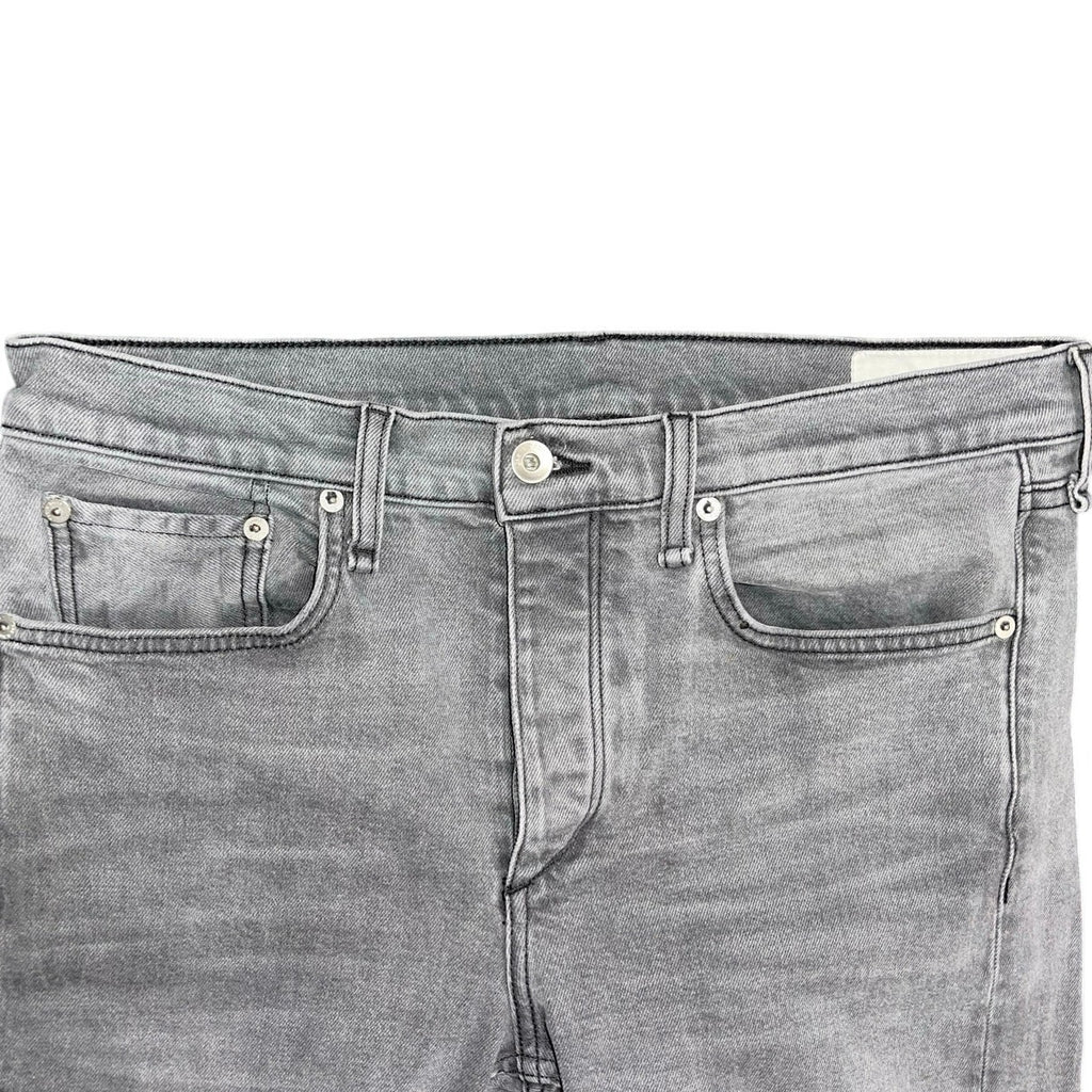 Rag & Bone Men's Fit 1 Extra Slim Button Fly Greyson Jeans Size 33 Punk Grunge