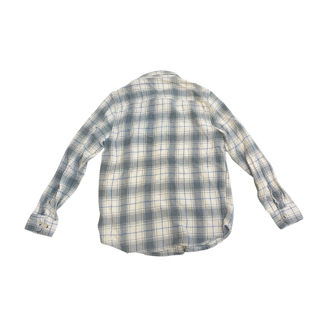 RSQ Plaid Flannel Long Sleeve Shirt Size Medium Streetwear Casual Skater