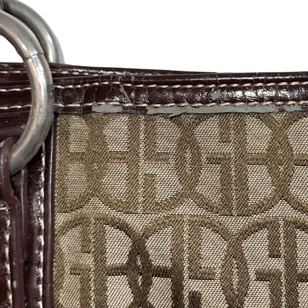 Giani Bernini Monogram Signature Shoulder Bag Y2K Retro Classy Tote