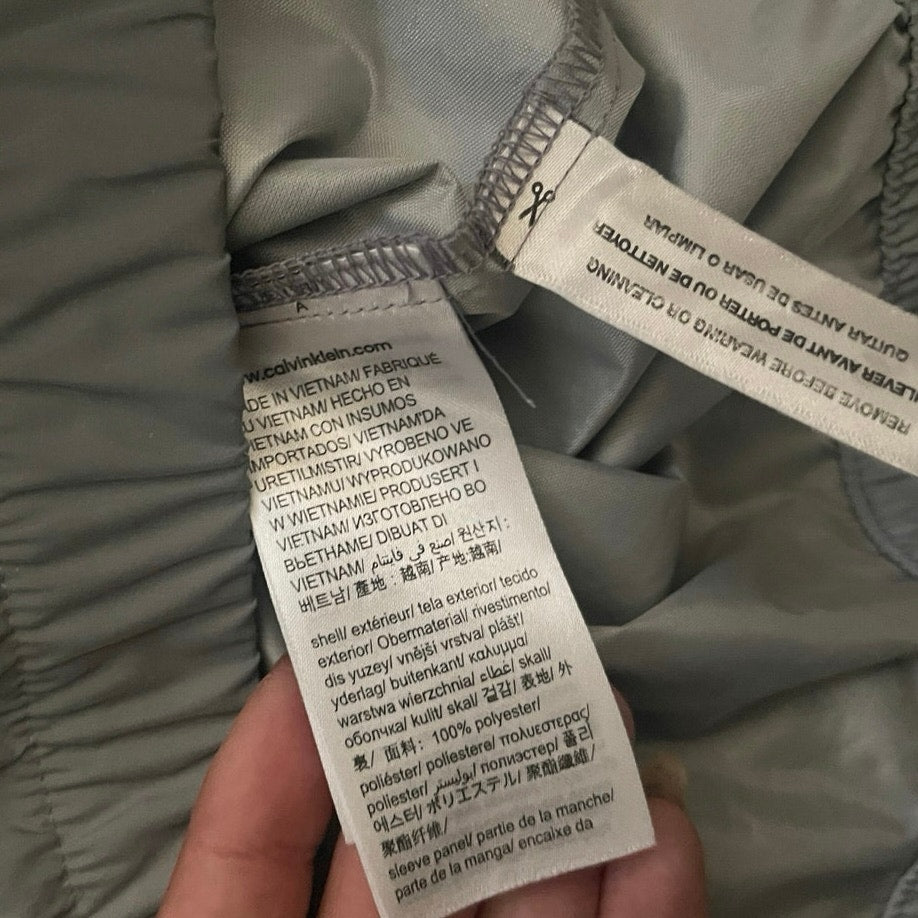 Calvin Klein Men's Reflective pullover hooded jacket Size 2XL