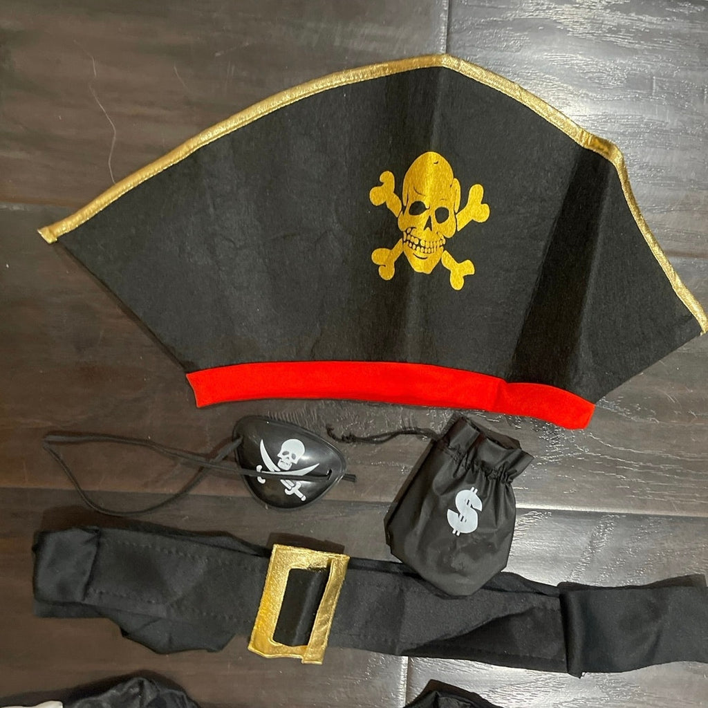 Halloween Toddler Girls Pirate's Costume SZ XL 9-10 Years Kidscore Playful