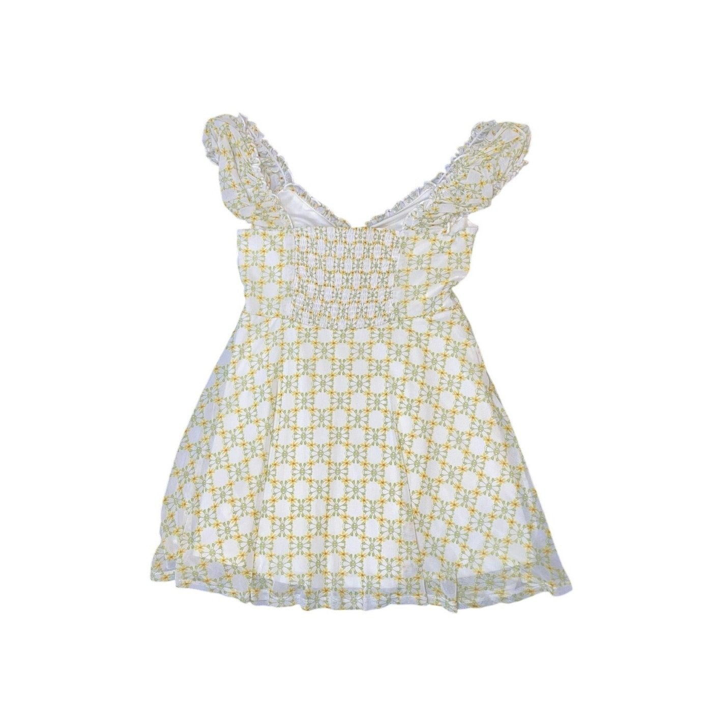 Urban Outfitters Audrey Mesh Mini Dress Daisy Floral design Size M