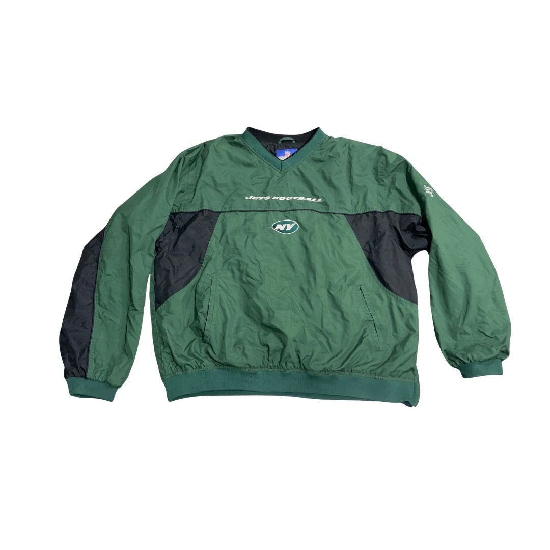 New York Jets Reebok NFL Team Apparel Pullover jacket Size 2XL Football Sports