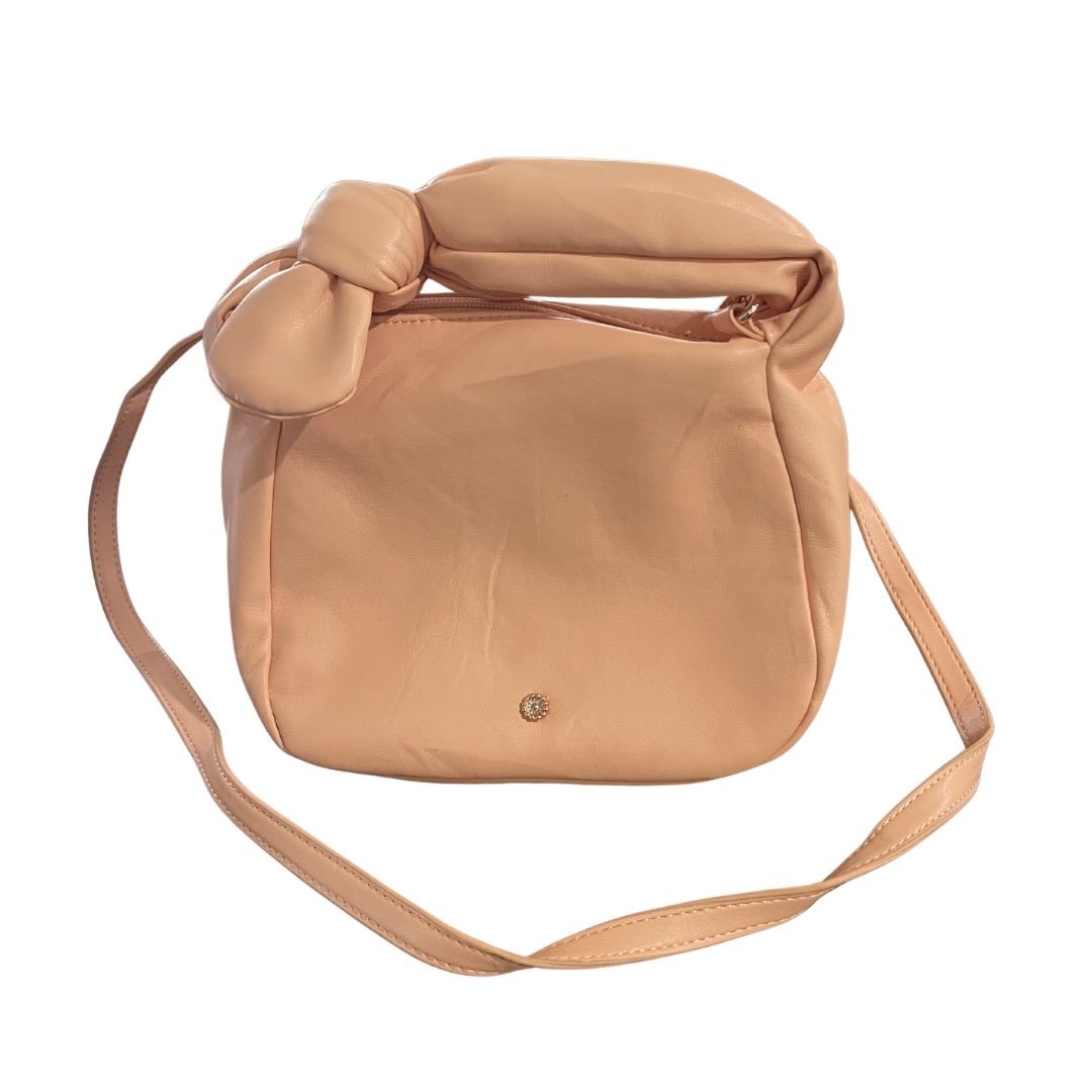 LC Lauren Conrad Top Handle Bow Crossbody Bag Vegan Leather Girly Flirty NWT