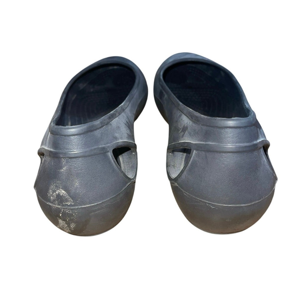 Iconic Crocs Laura Ballet Flats Black Size 8 Comfort Ballerina Slip on Rubber