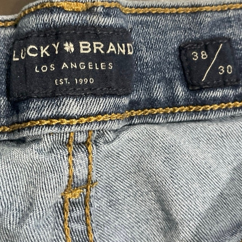 Lucky Brand 227 Straight Denim Jeans Pants Size 38X30 Streetwear Casual Everyday
