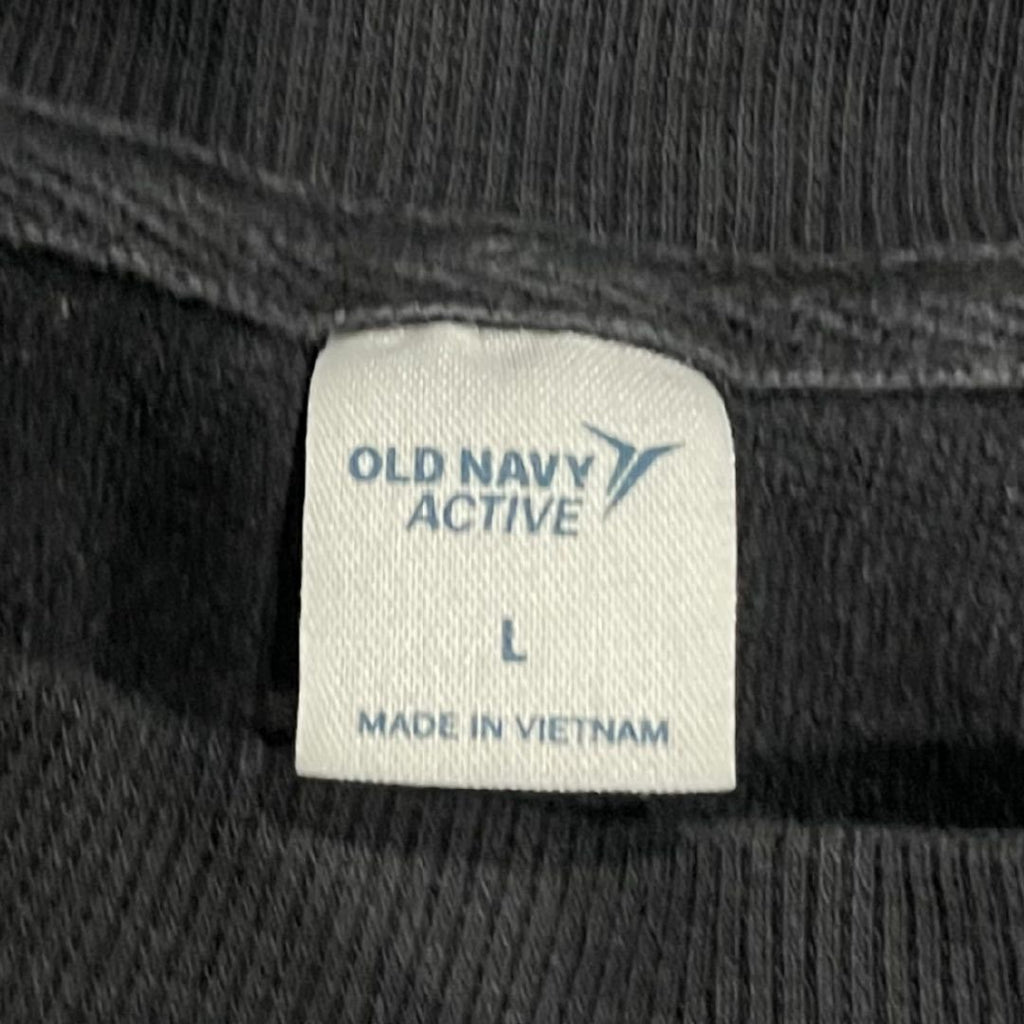 Old Navy Oversized Cropped Drawstring Pullover Sweater Large Activewear Lounge