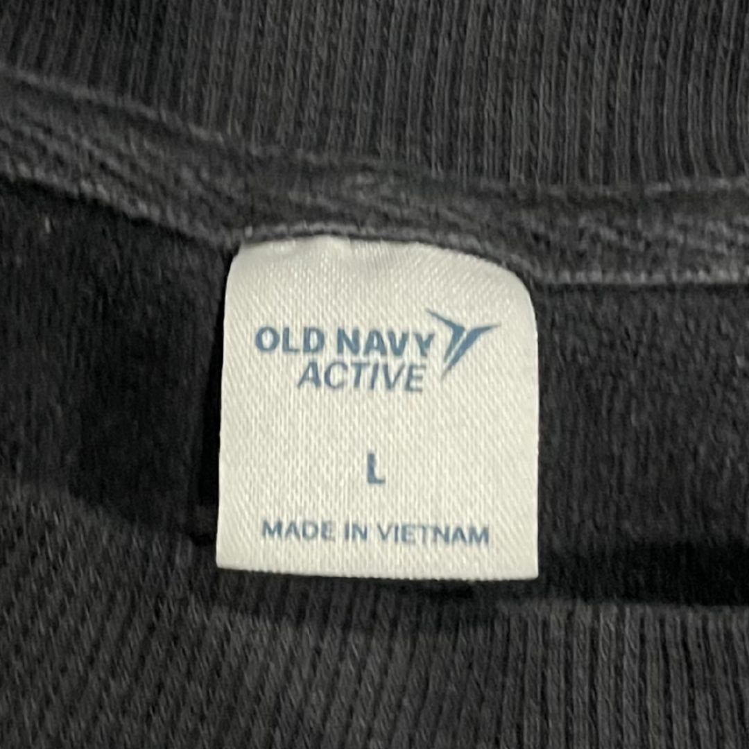 Old Navy Oversized Cropped Drawstring Pullover Sweater Large Activewear Lounge