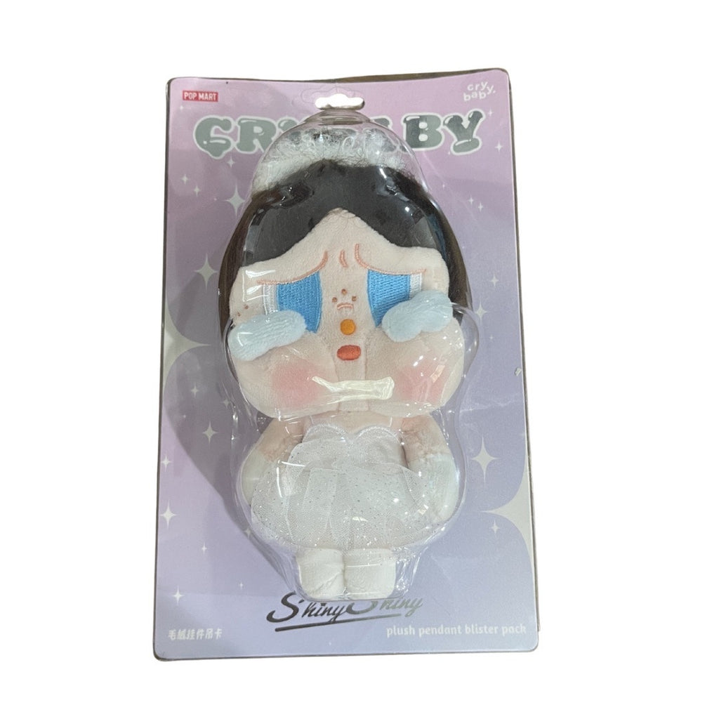Pop Mart Crybaby Shiny Shiny Series Plush Charm Doll Pendant Blister Pack NWB