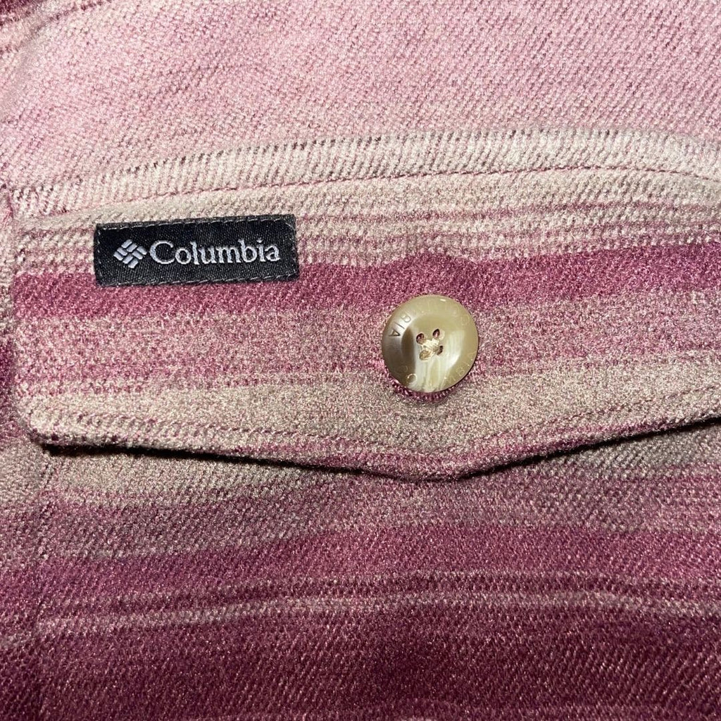 Columbia Women Flannel Shacket Long Sleeve Size XXL Outdoors Utility Sportswear