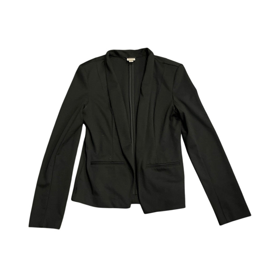 Merona Jersey Knit Open Front Blazer Size Medium Career Business Preppy Stylish