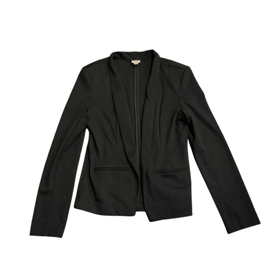 Merona Jersey Knit Open Front Blazer Size Medium Career Business Preppy Stylish