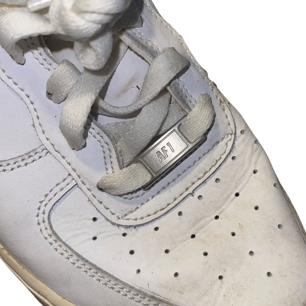 Nike Air Force 1 Low Sneakers Youth Shoes Triple White Size 7