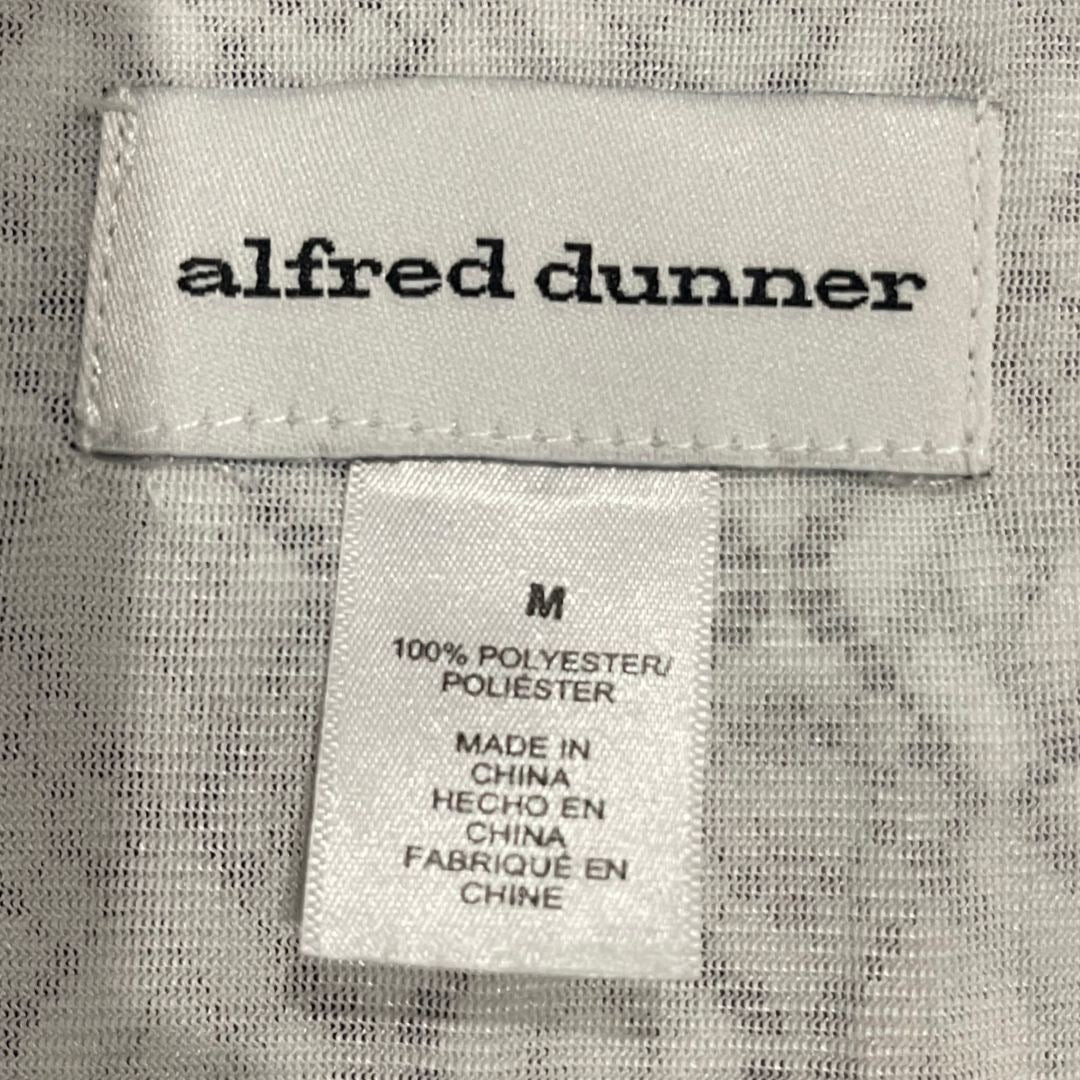 Alfred Dunner Floral Print Top Blouse Size Medium Artsy Lace Whimsical Boho