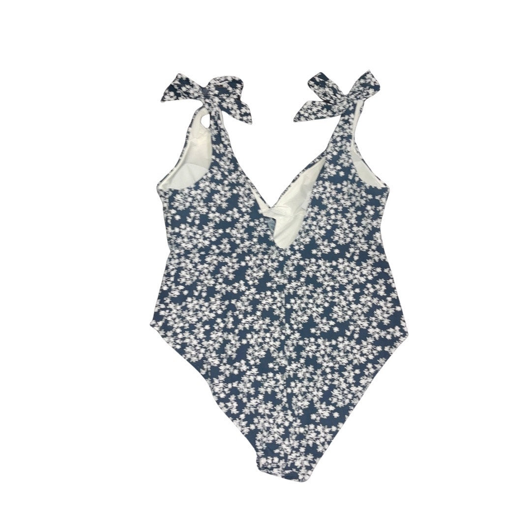 H&M Floral Swimsuit Bathing Suit Size XL Vacation Beach Summer Pool