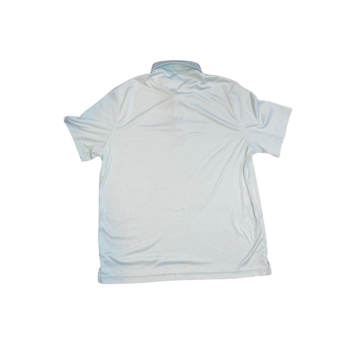 Bundle 2 George Polo Shirt Men's Large Burgundy and Blue Size Large