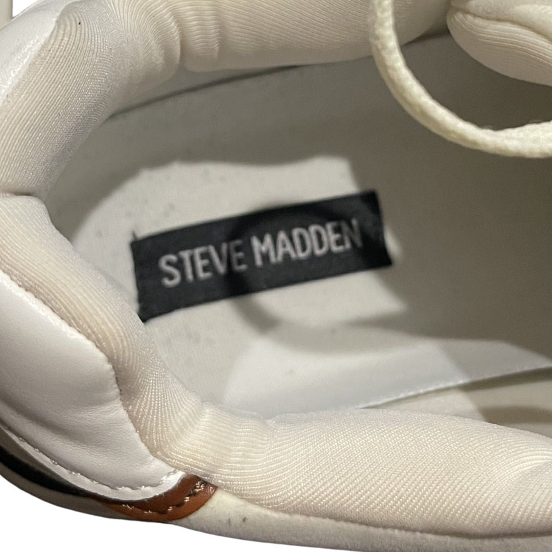 Steve Madden Hende Faux Leather Sneaker Shoes Size 11 Casual Walking Retro