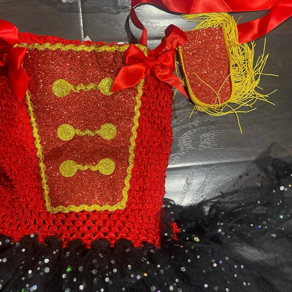 Tutu Dreams Circus Ringmaster Halloween Costume Girls XL 7/8  Kidscore Playful