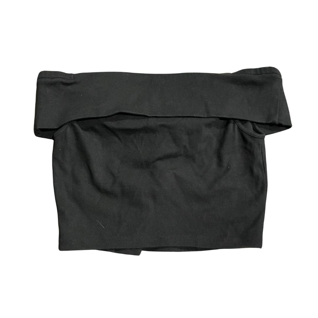 Free People Cooler in Capri Set Off the Shoulder Top Black Elastic Skirt Small