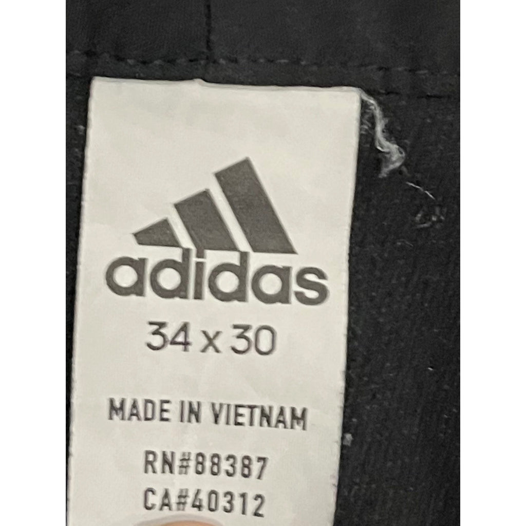Adidas Men's Black Golf Pants SZ 34x30 Sports Lightweight Performance Athletic