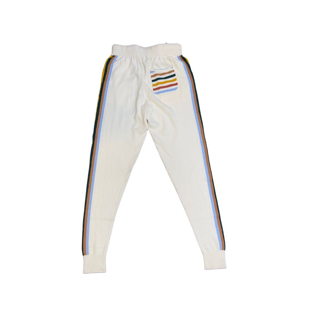 Faherty Womens Jogger Set Crewneck Sweater Joggers Stripes Loungewear Size XS