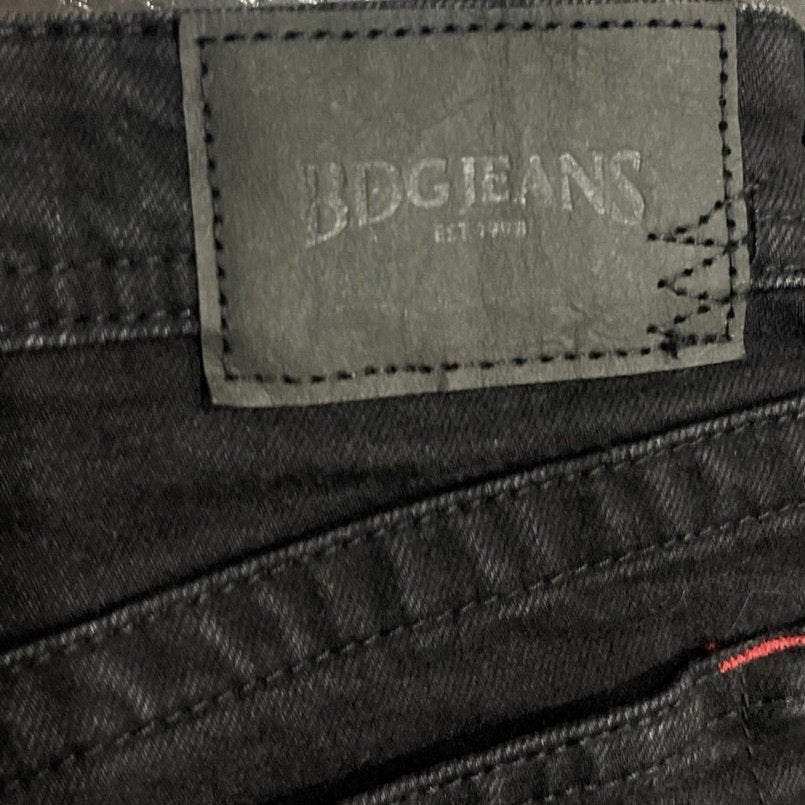 BDG Urband Outfitters Black Low Rise Bootcut Flare Denim Jeans SZ 29 NWT Y2K