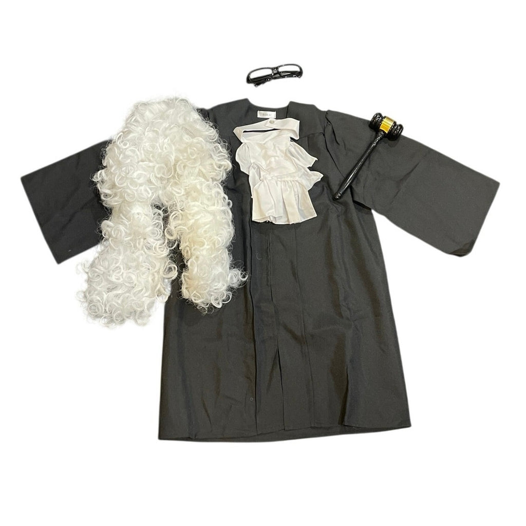 Halloween Costume Childs Unisex Judge Robe Set One Size Playful Kidscore
