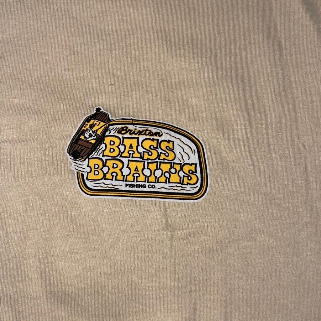 Brixton Bass brains boat Collab Standard T-Shirt 100 % Cotton Size XL NWT