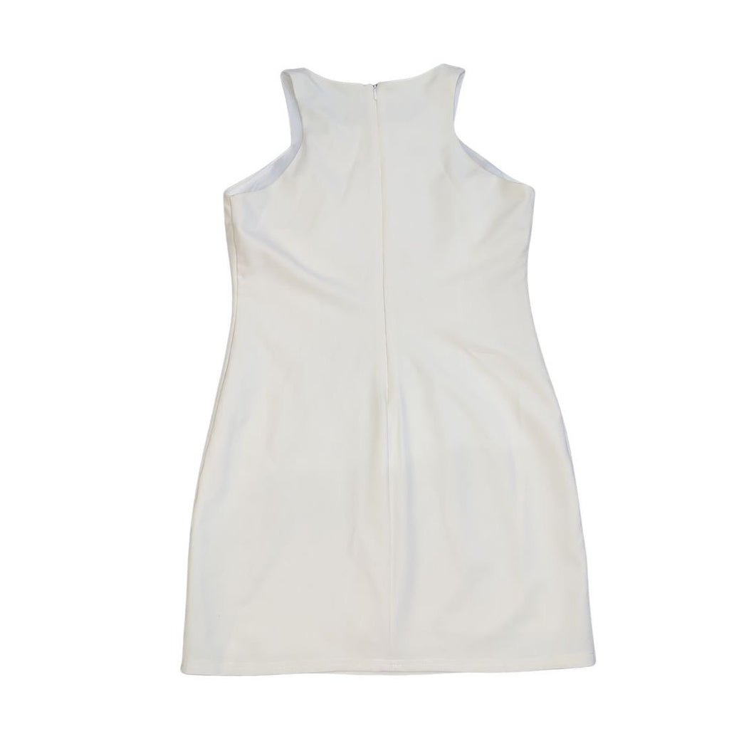 C. Luce Embroidered High Neck Mini Dress Size Large Bohemian Brunch Bridal