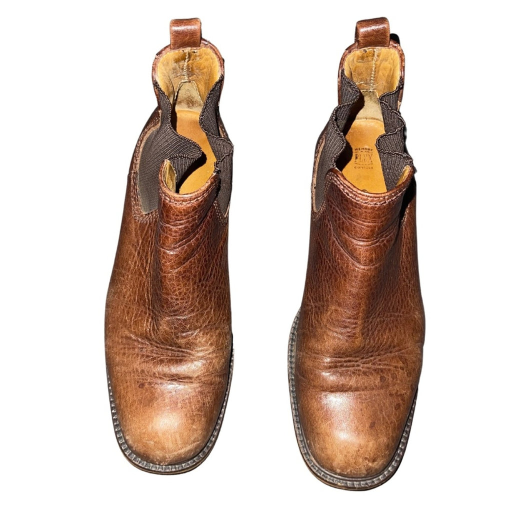 Cole Haan Leather Chunky Heel Chelsea Boot Size 7.5 Bootie